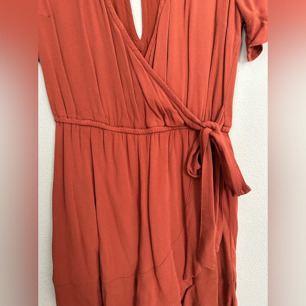 ROMPER WRAP AROUND DRESS - Picture 2 of 7